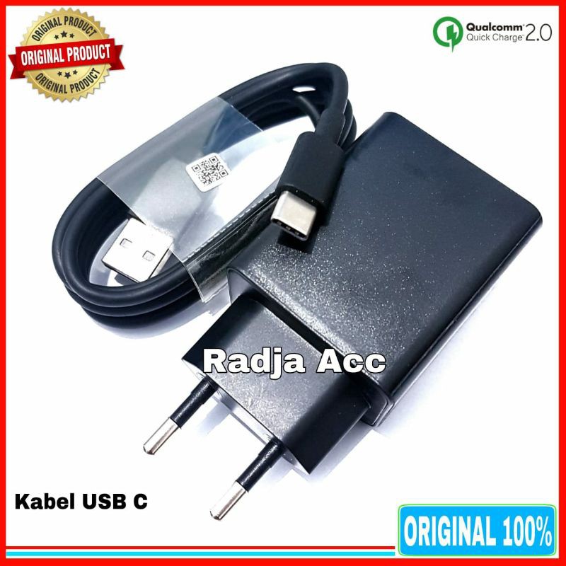 Charger Casan Asus USB C Original 100% Type C Fast Charging 2A 18Watt