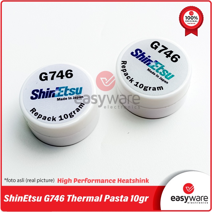 Thermal Pasta ShinEtsu G-746 Pasta Heatsink coller 10gr