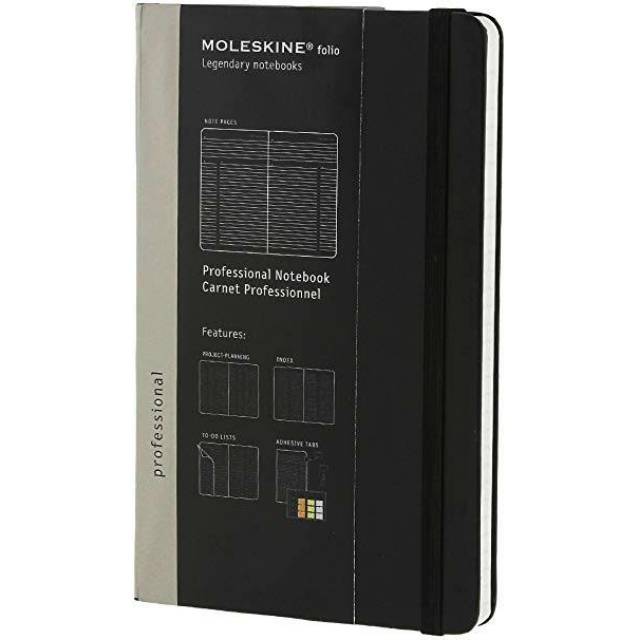 

Moleskine Professional Legendary Notebook black New