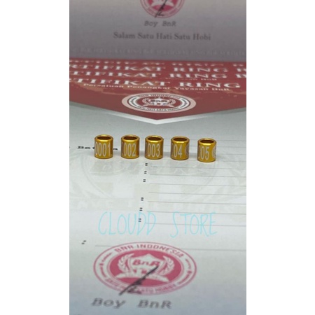 Ring Murai batu BnR + Sertifikat BnR Special no Cantik RESMI Termurah
