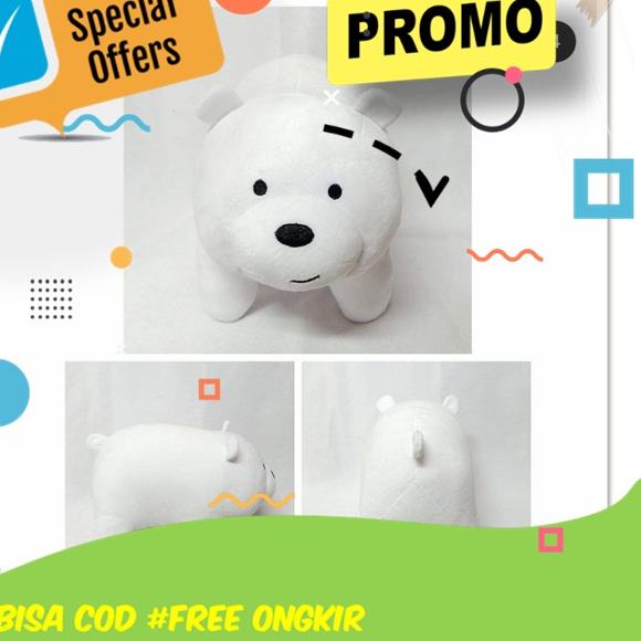 (SE)★ Boneka We Bear Bears Miniso Boneka Panda Kecil Imut Murah Boneka Beruang Ice Bare Bear Sedang
