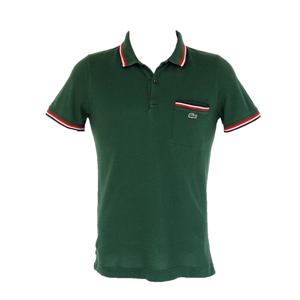 LACOSTE Live - Green Pocket Polo Shirt