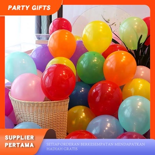 Image of Balon latex doff bulat balon karet doff wanar warni ukr 12 inch（1 PCS）