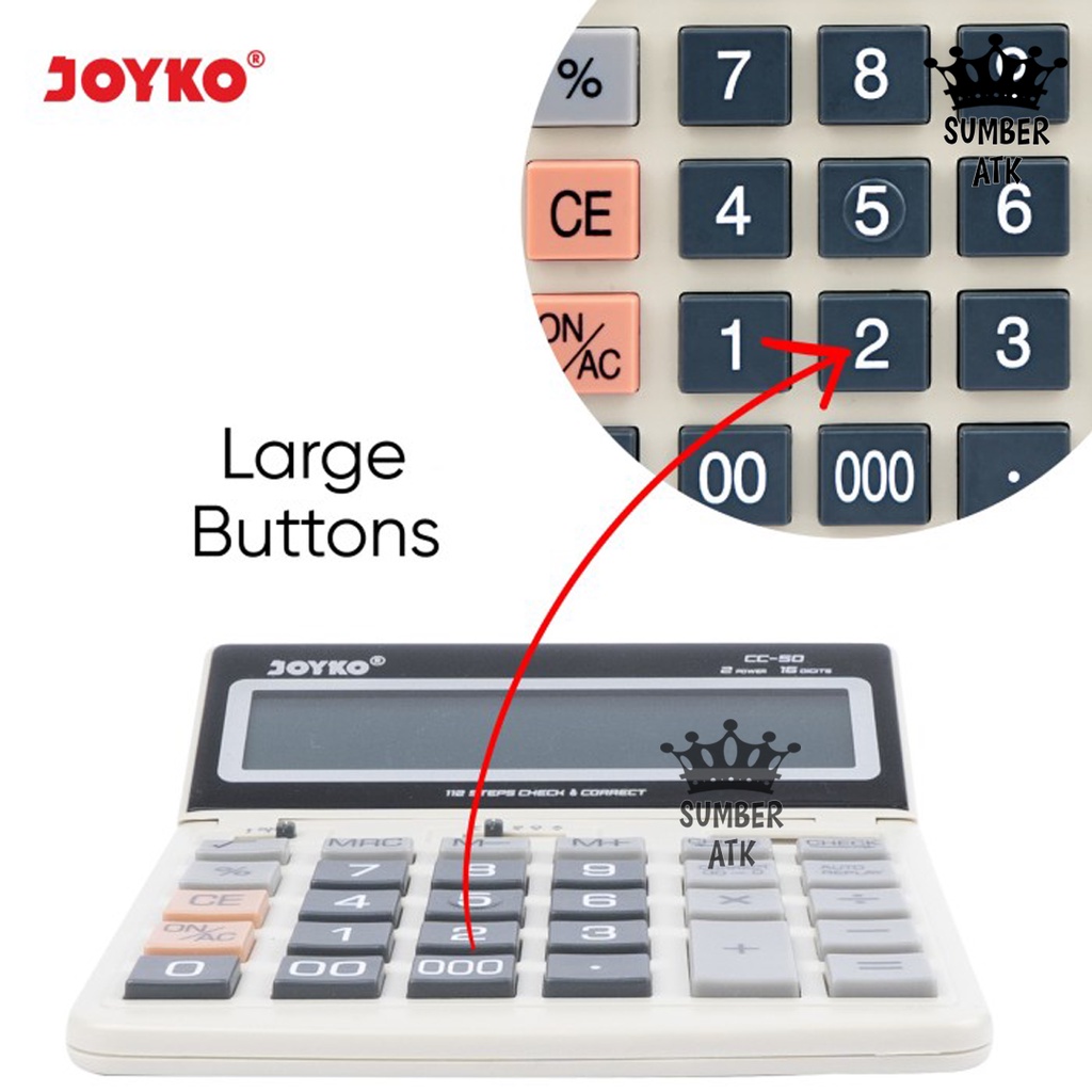 

RB Calculator Kalkulator Joyko CC-50 16 Digits