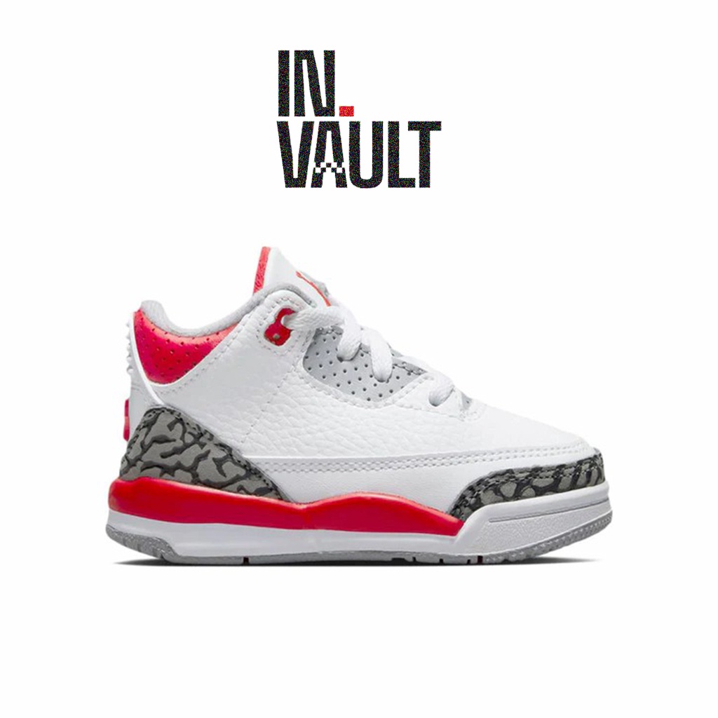 Air Jordan Retro 3 Toddler 'Fire Red'