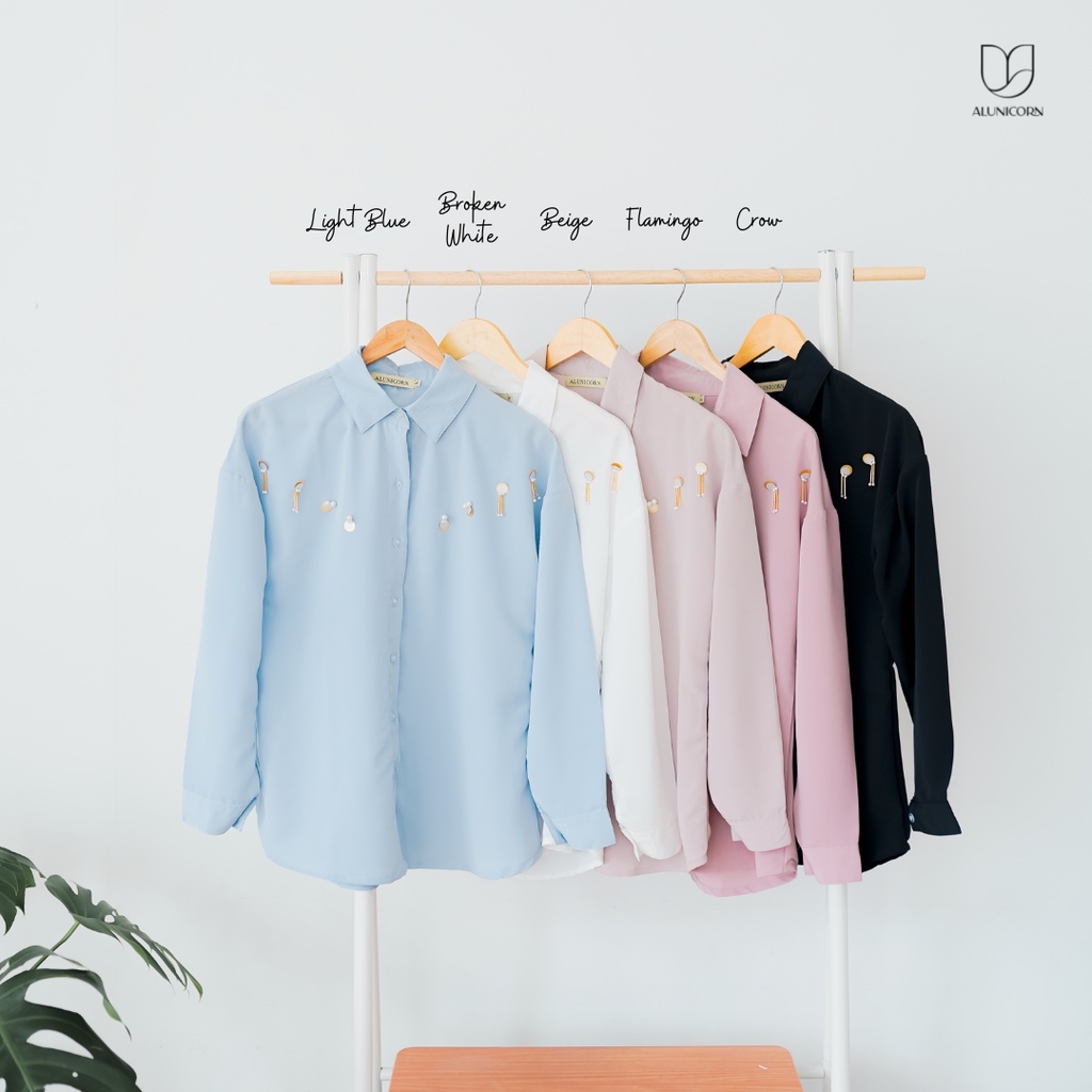 Alunicorn - Busui- Bia Series - Valen Set - Blouse Wanita - Pants Wanita-5