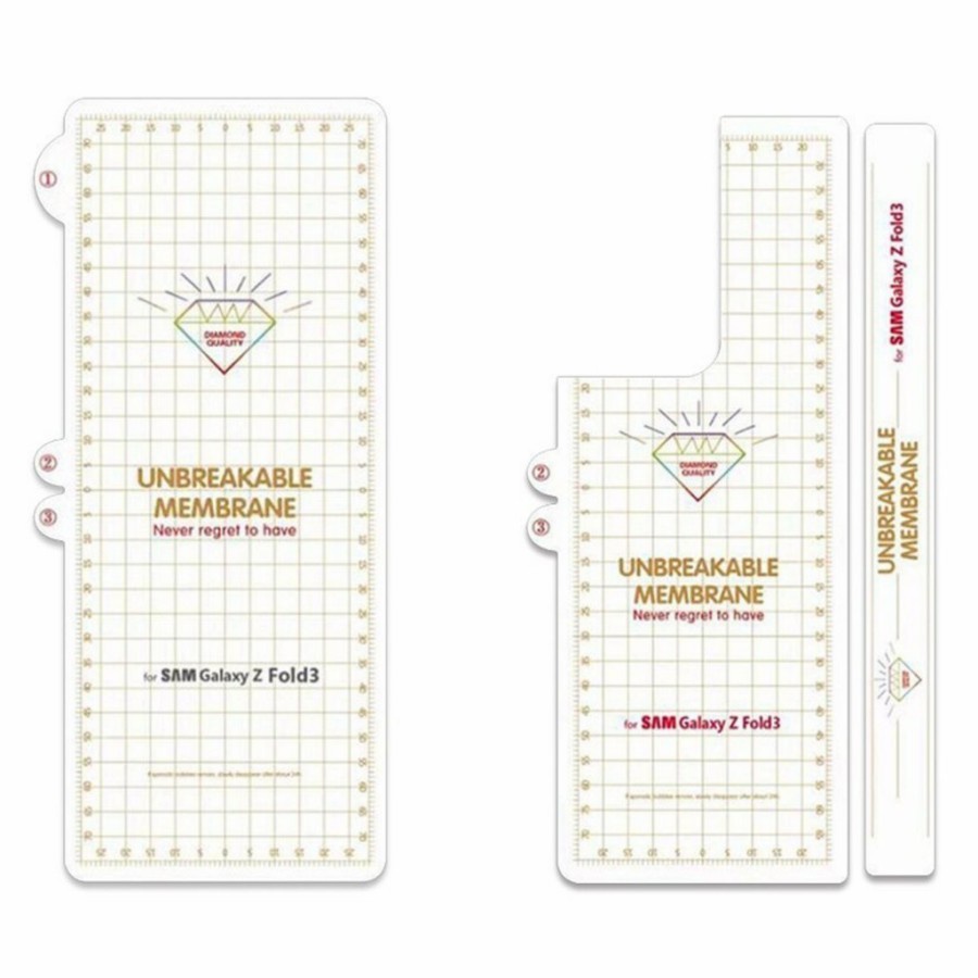 Samsung Galaxy Z FOLD 3 Hydrogel Anti Gores Jelly Full Set Screen Guard Gel D2