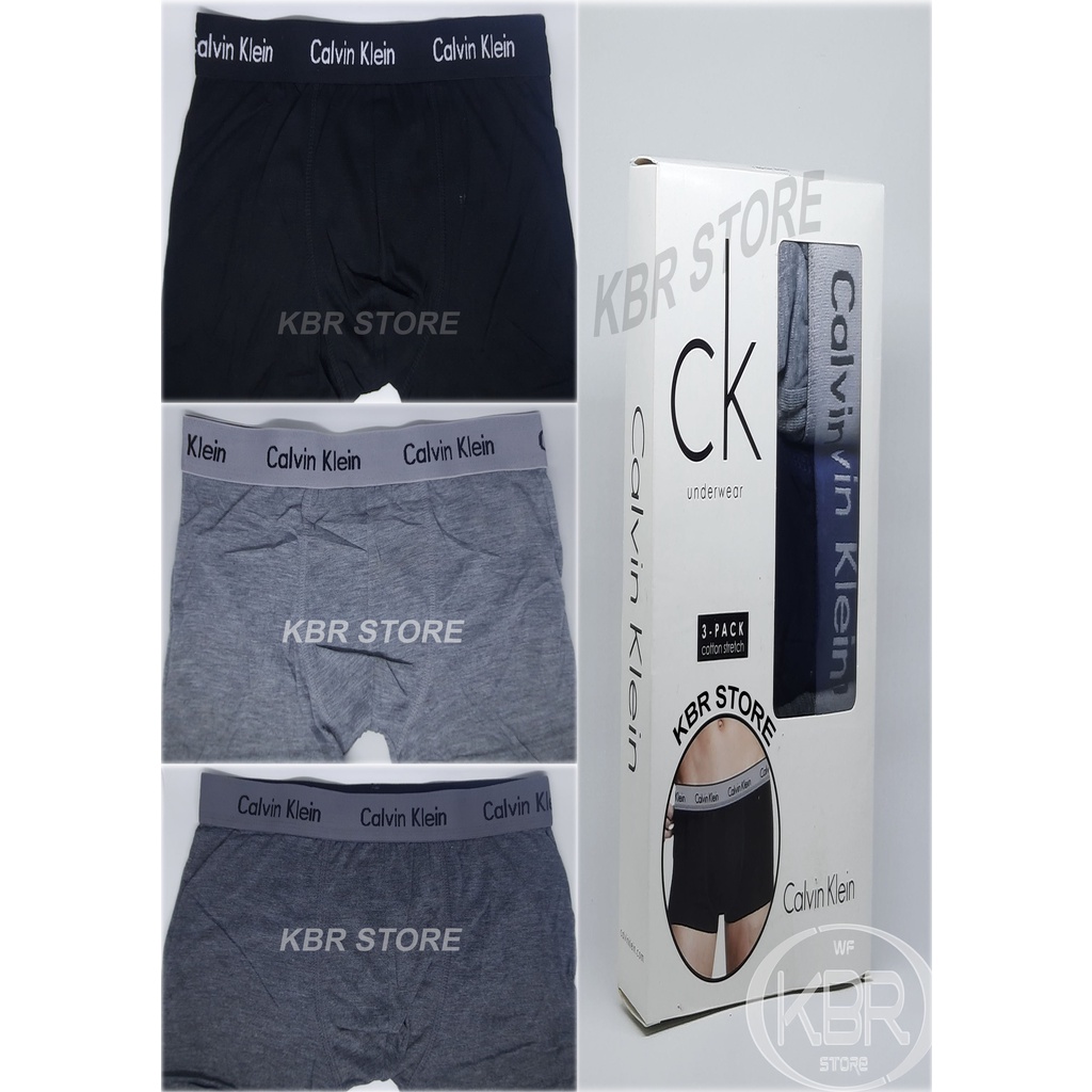 WF STORE 3 PCS celana dalam pria/celana boxer pria/kolor pria/celana pendek pria