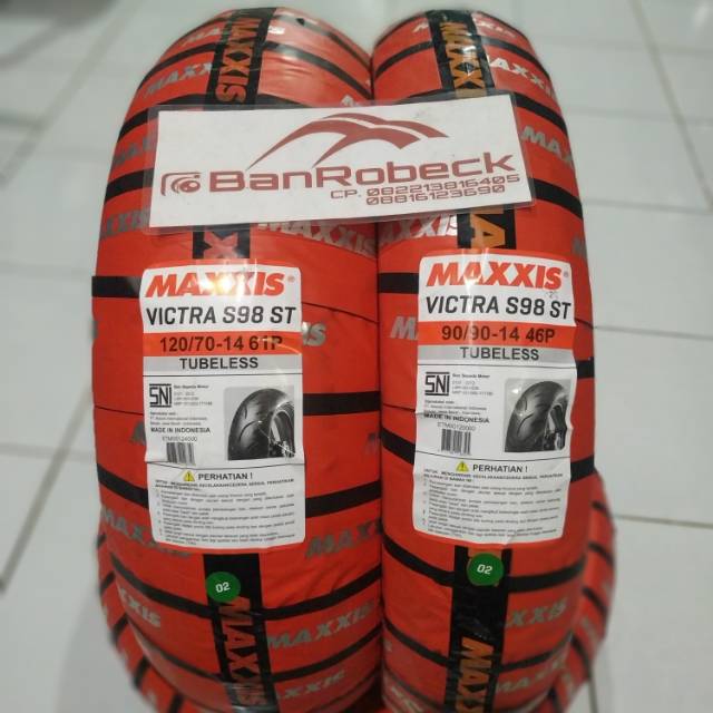 Paket Ban Maxxis Victra 90/90-14&120/70-14