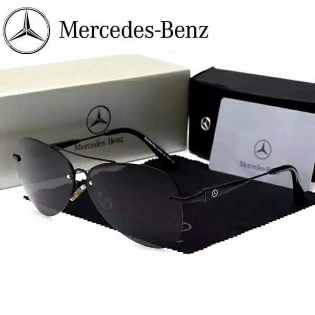 Kacamata sunglasses pria marcedes benz super full set