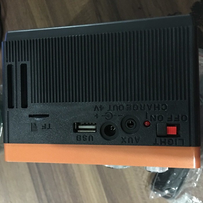 Speaker Radio Senter Tenaga Solar Cas Baterai MS4029 Mitsuyama