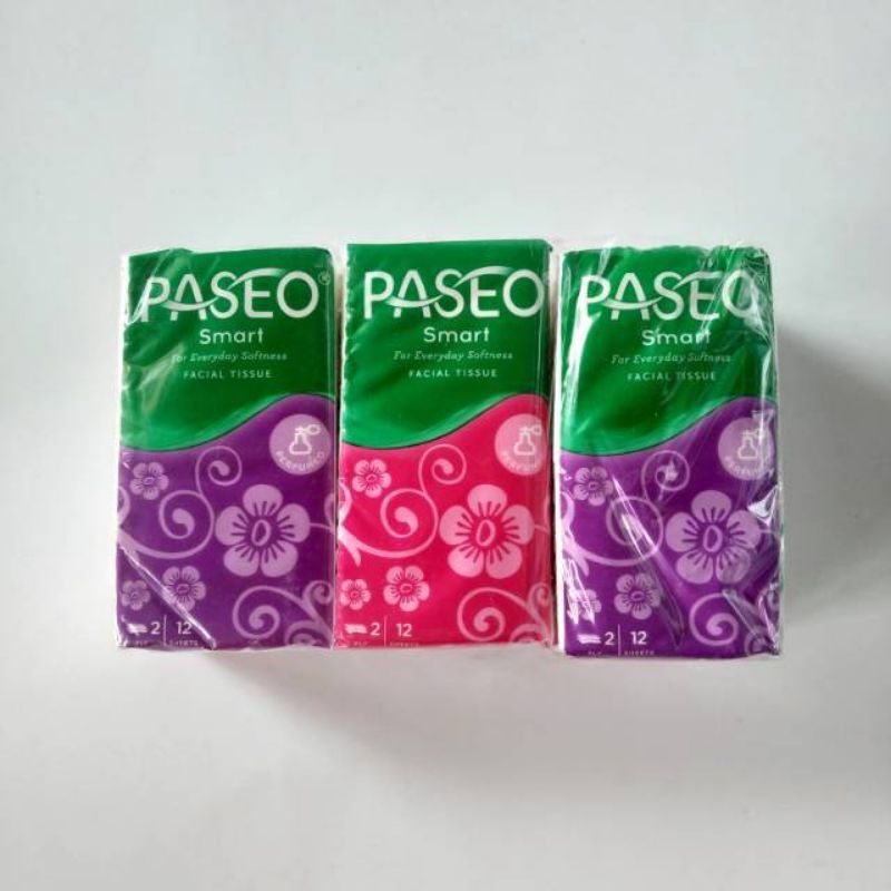 Tisu TISSUE PASEO HANKY Pocket 12 sheet's