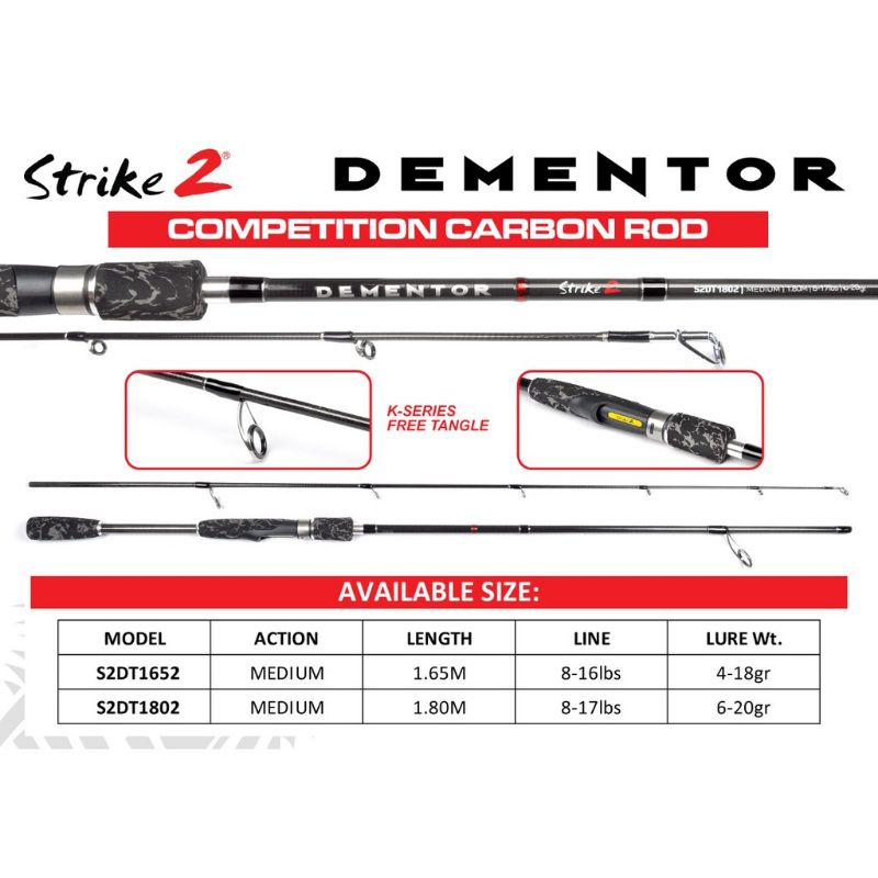 [COD] Joran Strike 2 DEMENTOR 165cm | 180cm | Spinning rood |
