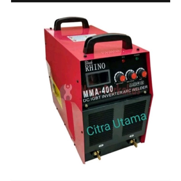 RHINO MMA 400 - MESIN LAS INVERTER 400A TRAFO LAS IGBT 3 PHASE
