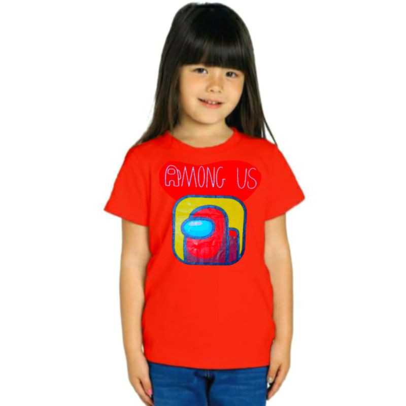 kaos anak perempuan motif terbaru/kekinian/atasan anak perempuan 1-10tahun