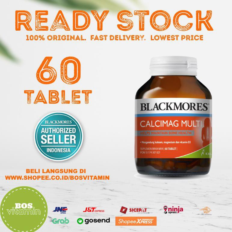 COD AKTIF]] Blackmores Calcimag Multi BPOM Kalbe (Kalsium Obat Tulang) - 60 tablet KOMPLIT Kode 455