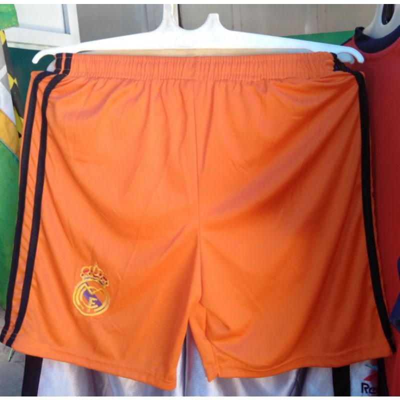 Celana Bola Real Madrid 3rd 2013 - 2014 Third Orange Retro Lokal