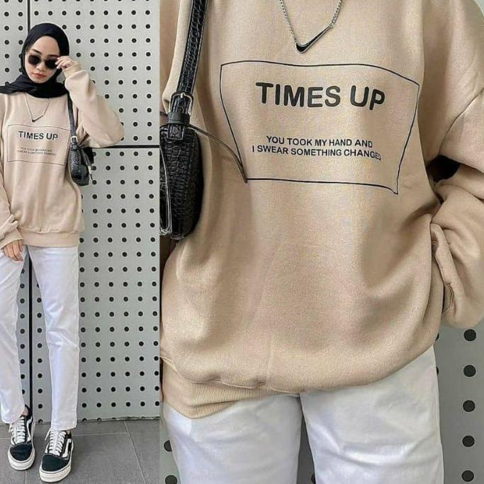❀ OVERSIZE TIMES UP SWEATER | SWEATER TIMES UP ➽