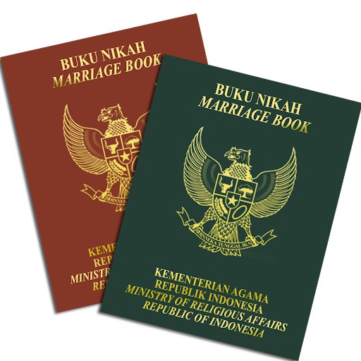 Aksesoris Mahar Pernikahan  Replika Buku Nikah