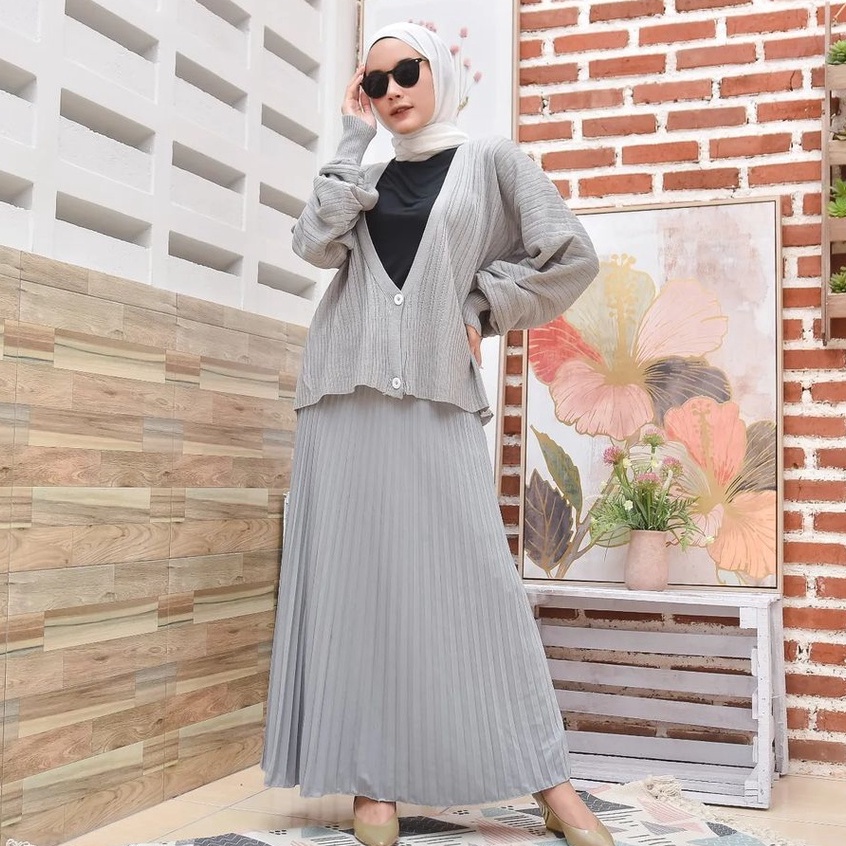 Outterr Cardigan Wanita Sorella Outher Rajut Style Ala Korea