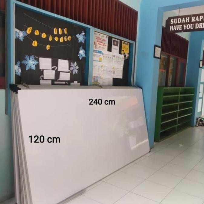 

Office & Stationery | Alat Tulis | Whiteboard Sekolah 120 X 240 Cm Papan Tulis Sekolah | Best Seller