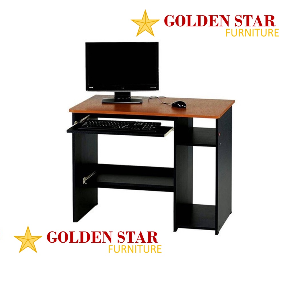 Activ Meja Komputer Kerja / Minimalis Motif Kayu FADO CT 90 (Uk. 90)