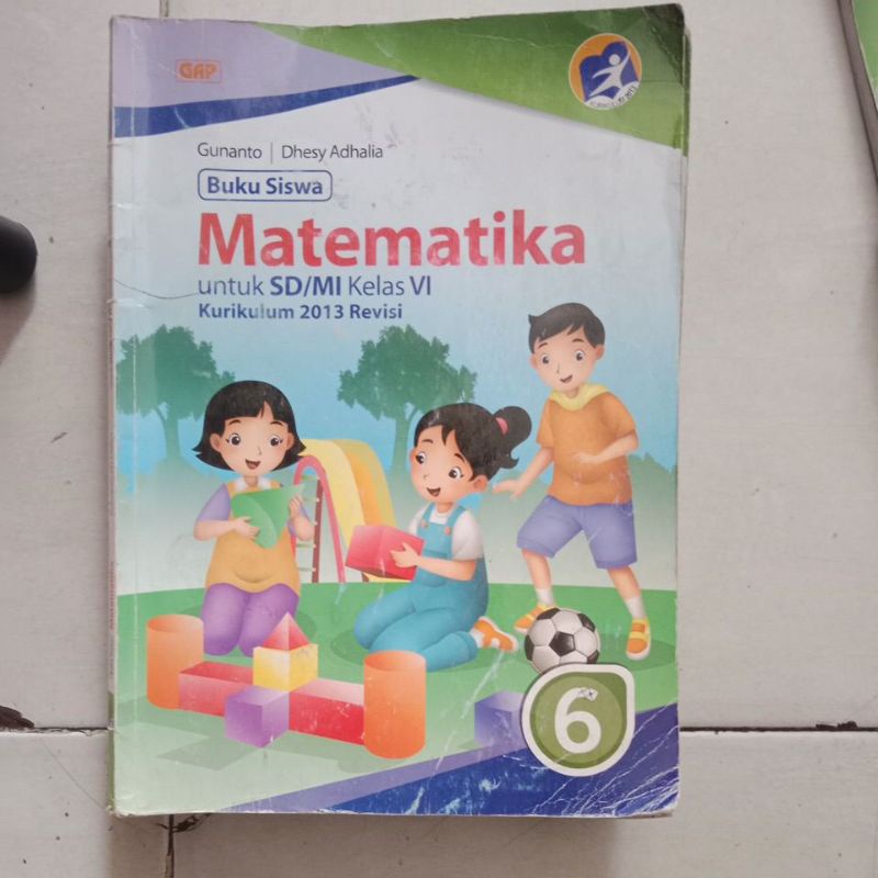 buku siswa matematika gap  kelas 6 sd