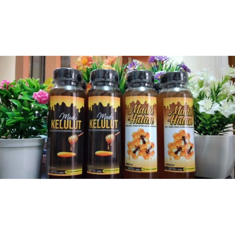 

madu kelulut dan madu hutan (250 ml)