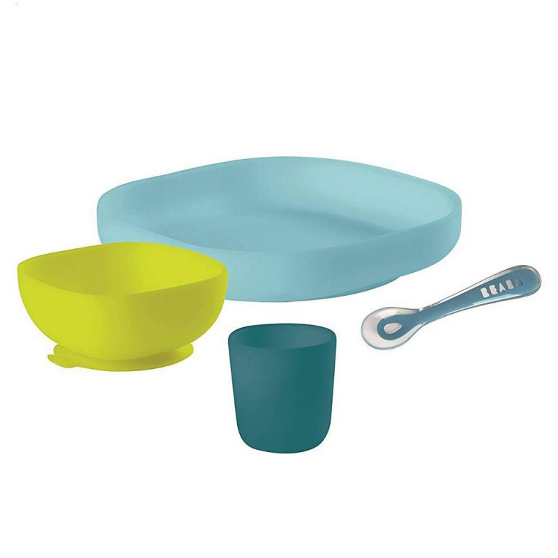 Beaba Silicone Meal Set - Blue