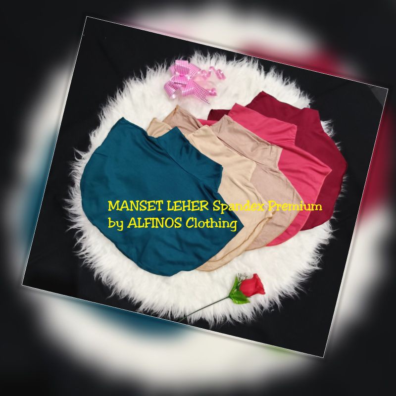 Manset Leher | Manset Leher Hijab | Iner Leher Hijab | Manset Leher Premium | Mangset Leher