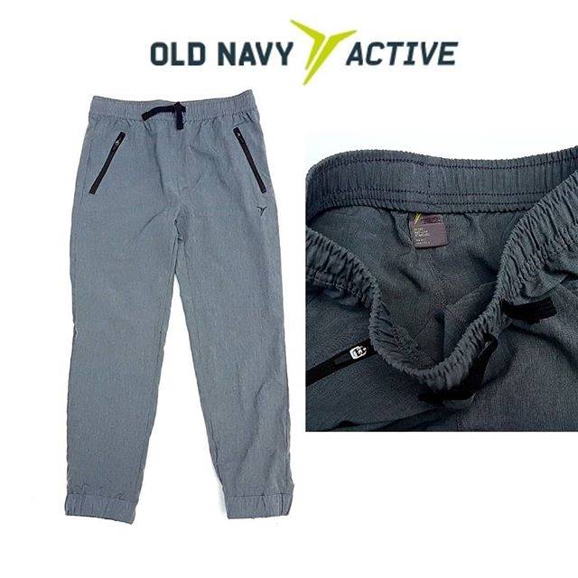 Celana Training Old Navy Active Abu olahraga parasut Jogger Anak bayi laki cowok branded murah
