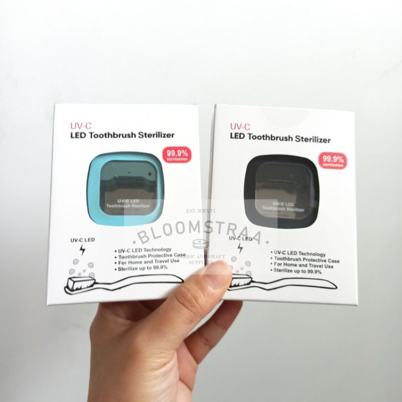 UV-C LED Toothbrush Sterilizer UV C Alat Steril Sikat Gigi UVC