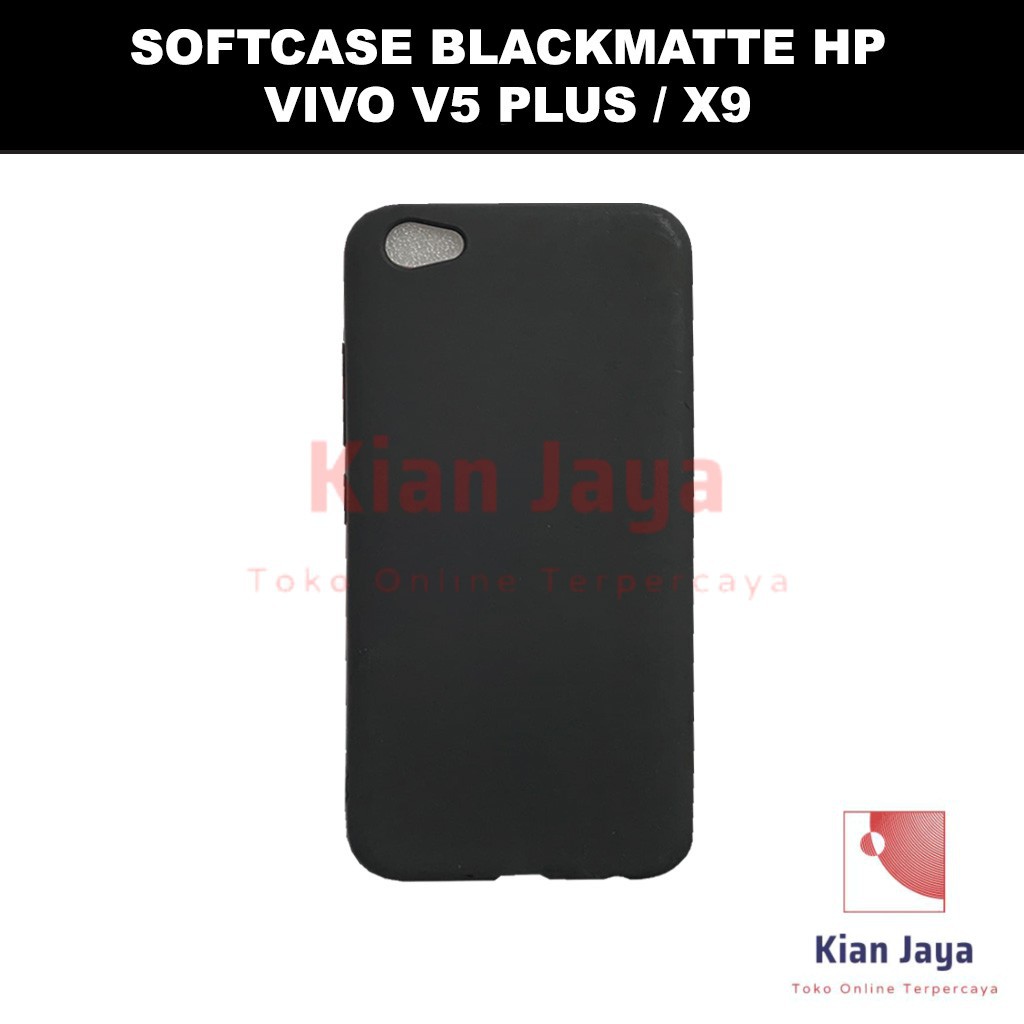 Softcase Blackmatte Handphone Vivo V5 Plus / V5+ / X9 Antishock, Casehp, Siliconcase, Slim Design