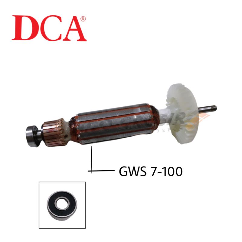 DCA Armature Angker Gerinda Bosch GWS7-100 Armature Gerinda Gerinder Tangan Bosch