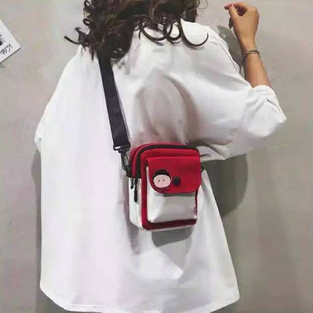 TAS TWO TONE /TAS SELEMPANG MINI