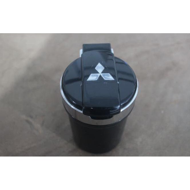 AKSESORIS MOBIL ASBAK LED HITAM MITSUBISHI PAJERO SPORT DAKAR GLS V6 OUTLANDER STRADA- AKSESORIS I -