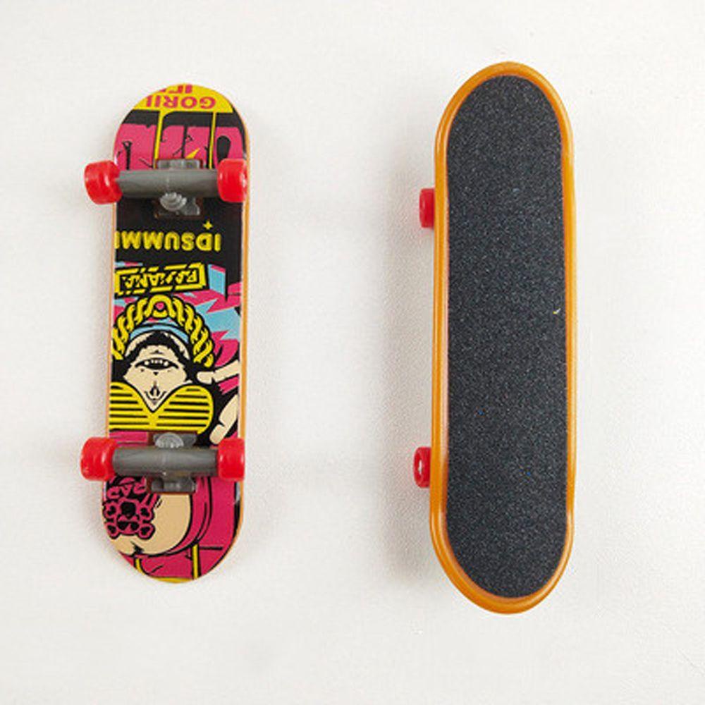 Lanfy Jari Skateboard Simulasi Profesional Mainan Anak Gag Mainan Model Kartun Skate Truck