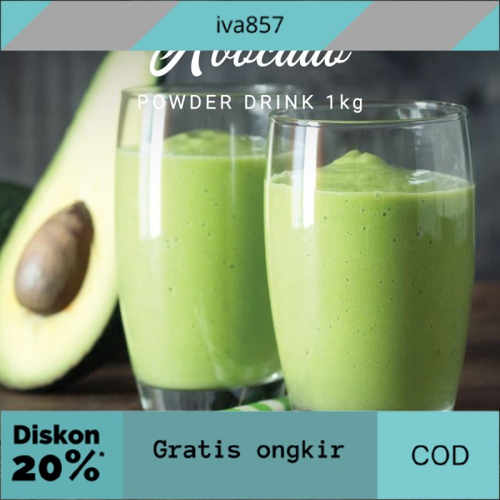 

PROMO Bubuk Minuman Alpukat Avocado bubble drink Powder drink 1kg Javaland GRATIS ONGKIR