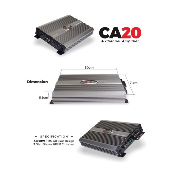 Power 4 Channel - CA20 Cello