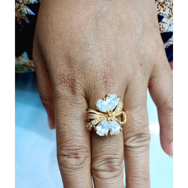 Super Hot! Cincin wanita cincin permata replika berlian cincin istimewa Terbatas!