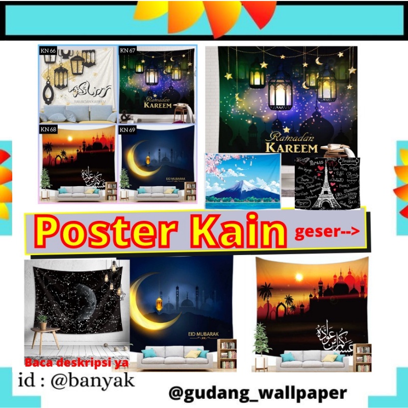 POSTER WALLPAPER KAIN HIASAN DEKORASI DINDING TEMBOK RUMAH PAJANGAN RAMADHAN KALIGRAFI ISLAMI ISLAM TULISAN ARAB LEBARAN RAMADAN IDUL FITRI 1443 H KAREEM GAMBAR MASJID MESJID WALLPEPER DEKOR JENDELA PINTU RUANG TAMU KELUARGA MURAH BACKGROUND FOTO PHOTO