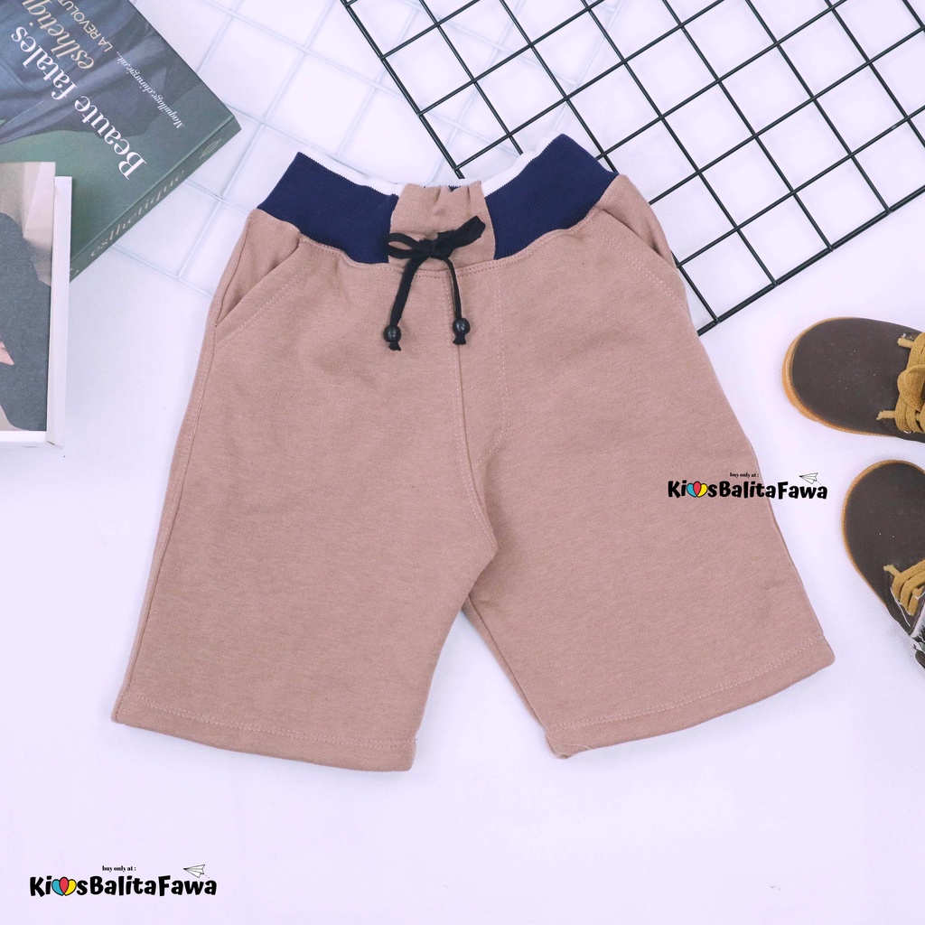 Celana Pendek Polos Bryan uk 1-8 Tahun / EXPORT Quality Bawahan Pendek Polos Anak Laki Perempuan Pants Babycinnamon