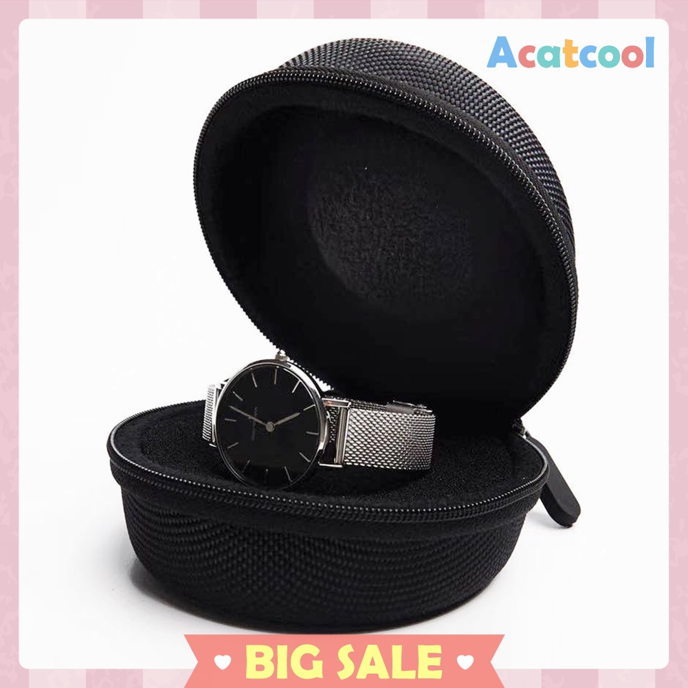 Waterproof Jewelry Box Travel Portable EVA Zipper Wristwatch Storage Pouch