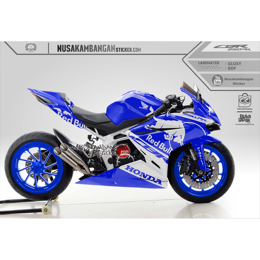 Decal CBR 250 RR – Banteng blue
