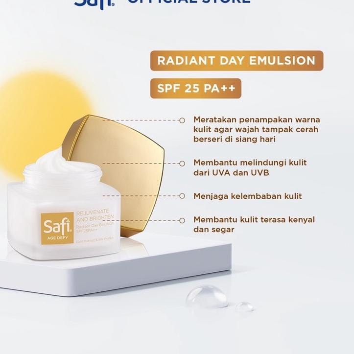 ㊦ SAFI Age Defy Series Indonesia / Cleanser Toner Essence Serum Cream Sunscreen Shampoo Hair Eye Mas