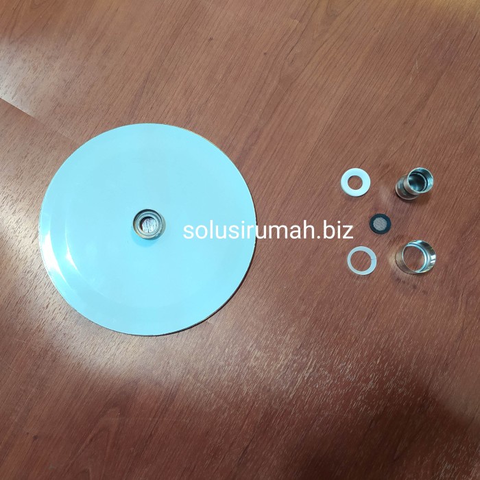 WALL SHOWER 8 INCH 200MM BULAT 8&quot; BERAT 240G WALLSHOWER TANPA PIPA BAN