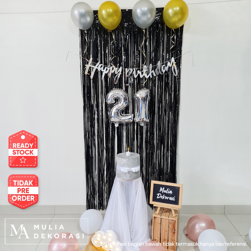 Dekorasi Ulang Tahun Murah Rumah Photobooth Decoration Paket Hemat Sweet 17