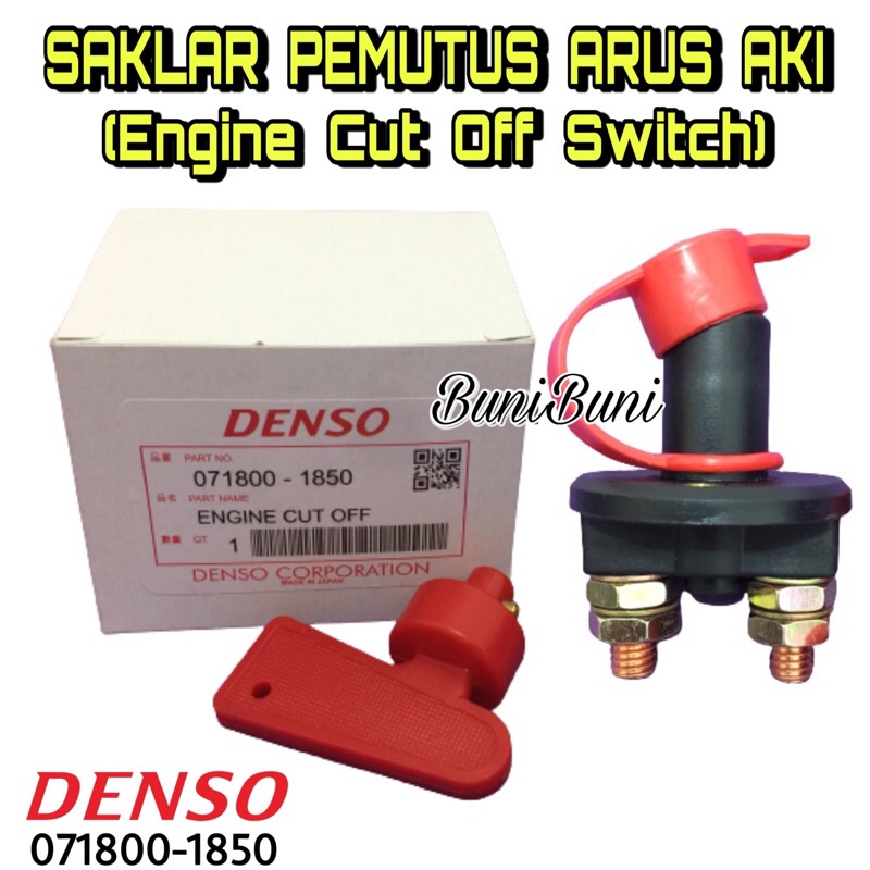 Saklar / Switch Pemutus Arus Aki - Engine Cut Off / Battery Main Switch Untuk Mobil &amp; Mesin