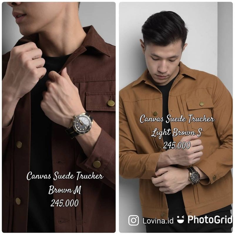 CANVAS SUEDE TRUCKER MALE.ID