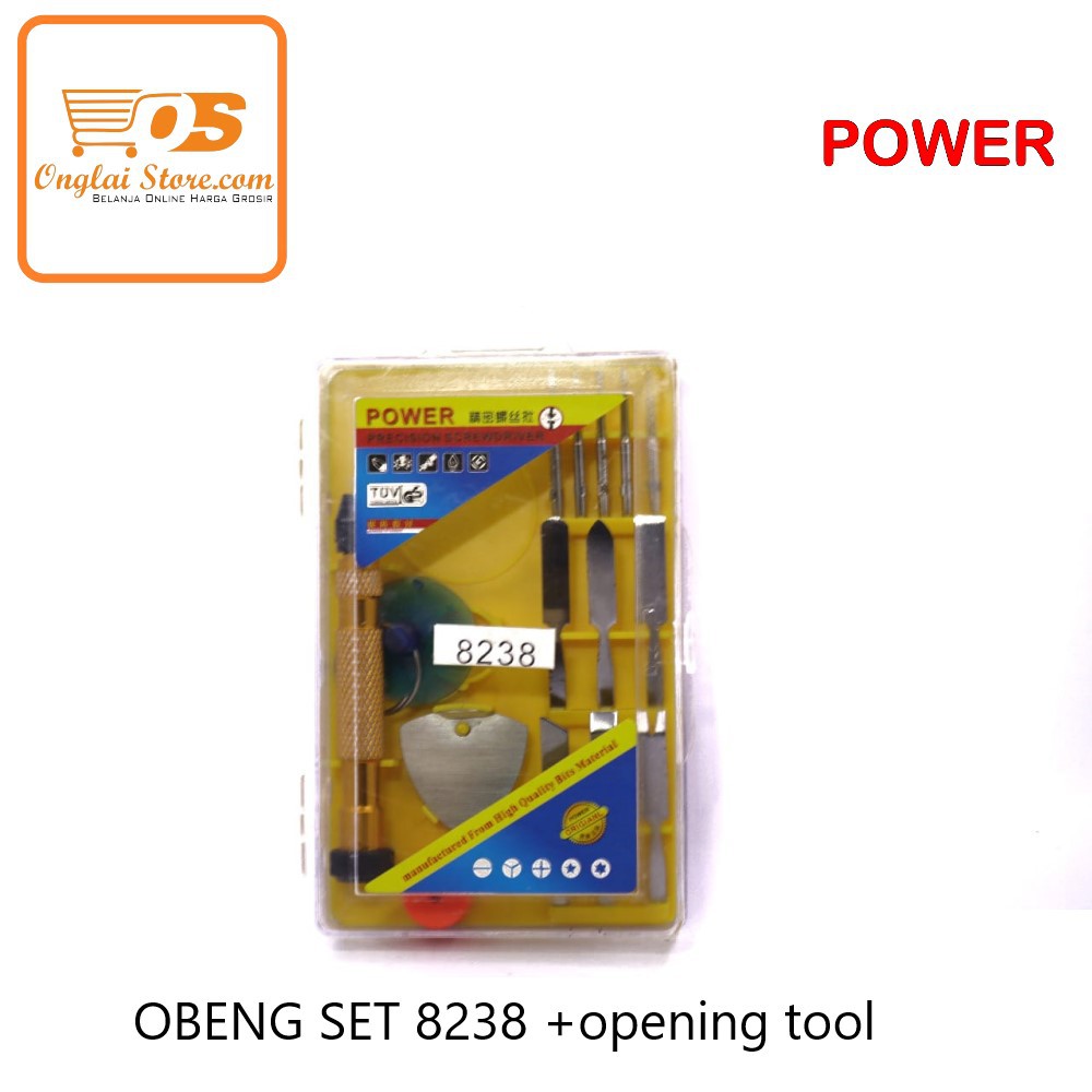 Alat Service HP Alat Pembuka Touchscreen Lcd Hp Pembuka Casing OBENG SET 8238 +opening tool